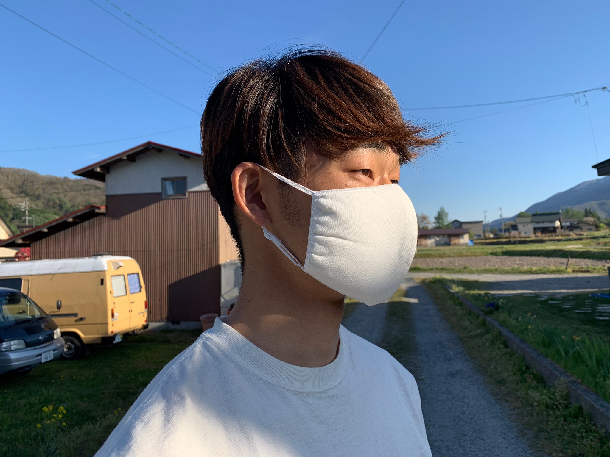 ThreeHeart抗ウイルス繰り返し洗って使える日本製天然素材マスク～WITH SEKマーク取得～（本体1枚）